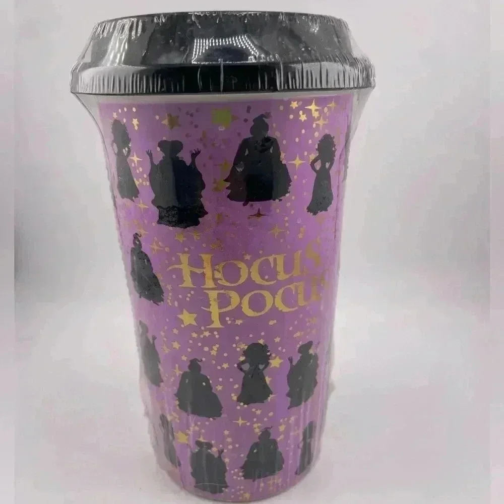 Hocus Pocus Put a Spell on You Travel Tumbler 13 oz. Ceramic purple sealed - Picture 3 of 4